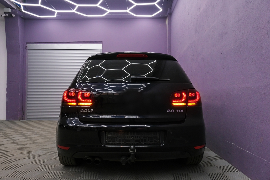 Taillights led VW Golf VI 10/08- R-look red/Smoke