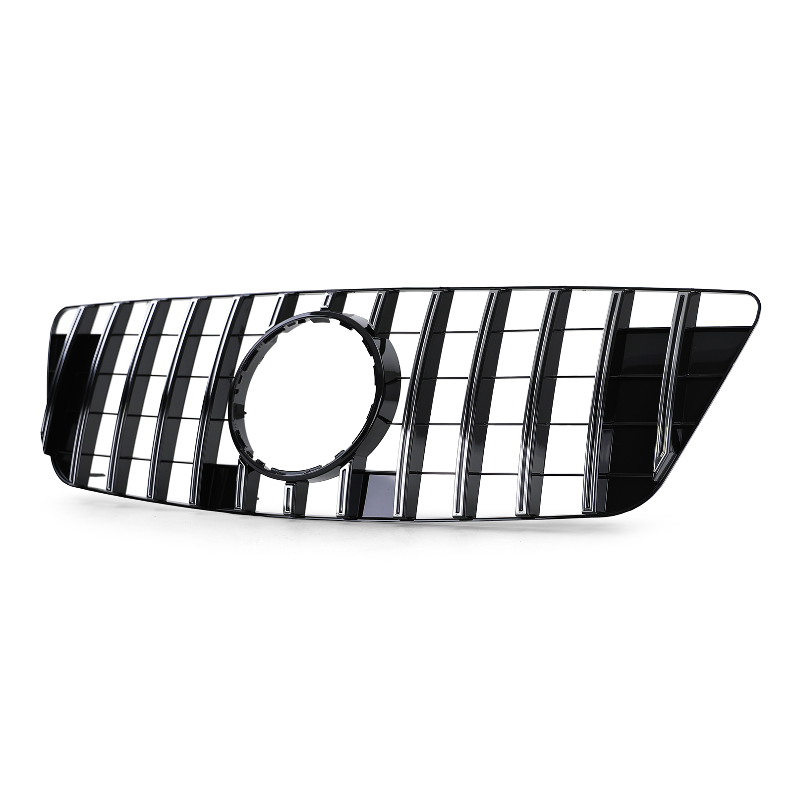 Mercedes ML W164 facelift GTR design grill zwart chroom
