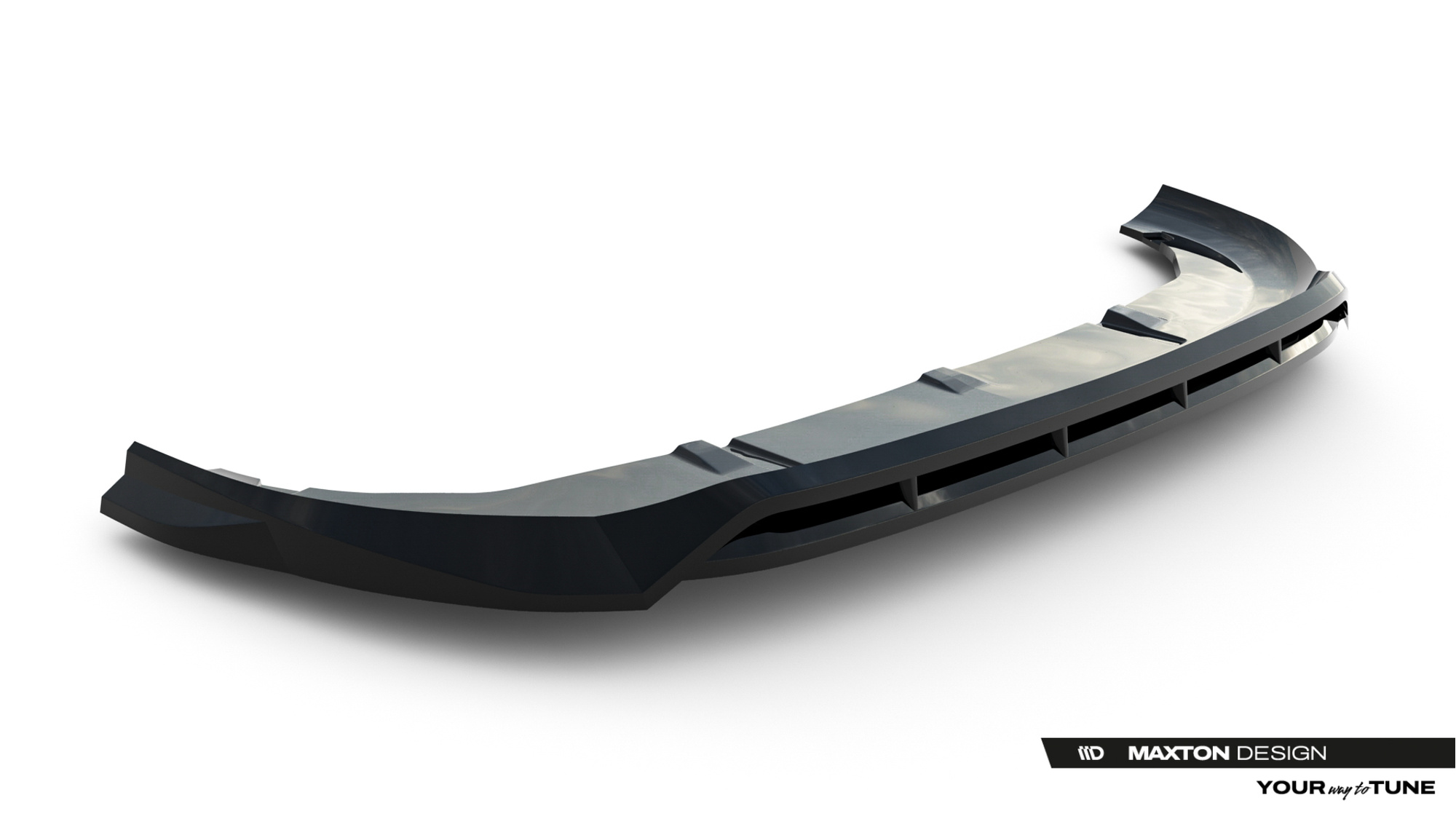 Voorspoiler Jaecoo 7 Mk1 – Maxton Design Glans Zwart