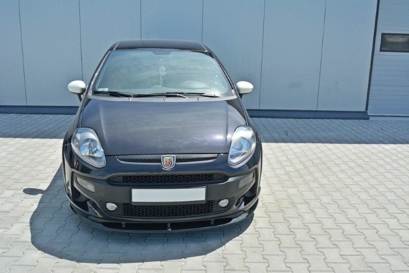 Voorspoiler Fiat Punto Evo Abarth Glanzend Zwart