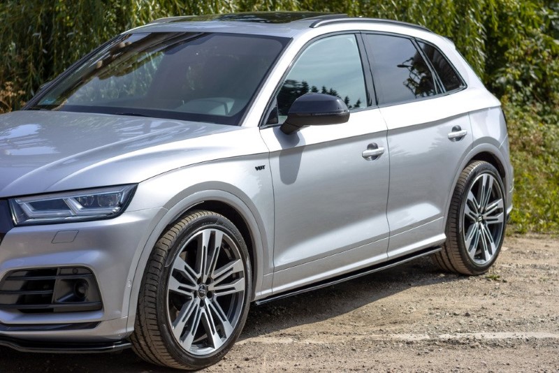 ZijSkirts Diffuser Audi SQ5/Q5 S-Line MK11 Glanzend Zwart