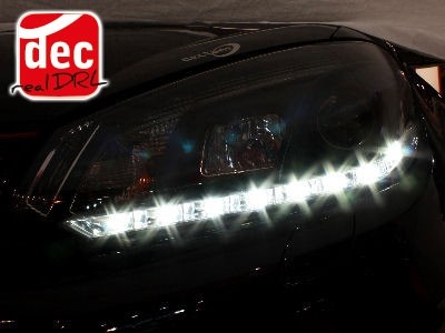 Faros VW Golf VI Los ojos del Diablo Dayline negro