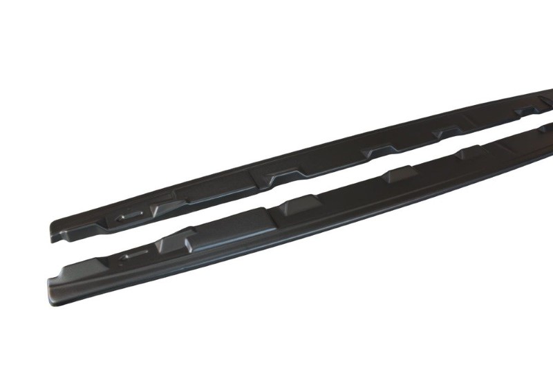 Zijskirts Diffusers Audi S5 / A5 S-Line F5 Sportback Glanzend Zwart