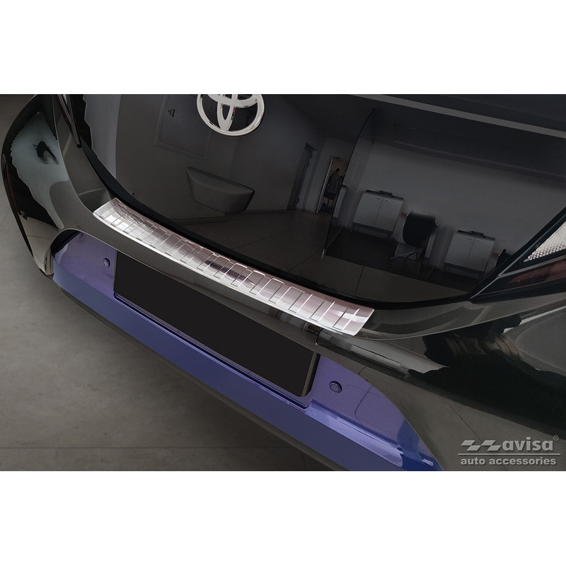 RVS Achterbumperprotector  Toyota Aygo X 2022- 'Ribs'