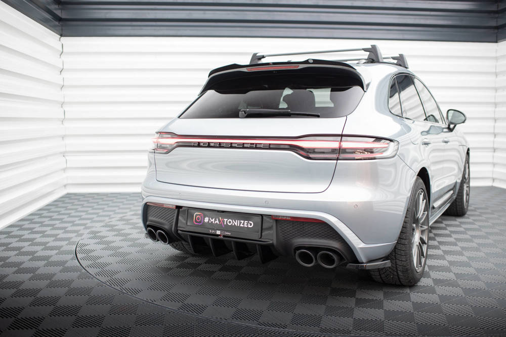 Zijdiffuser Porsche Macan MK1 FL Maxton Glans Zwart