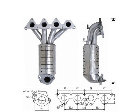 Hyundai MATRIX 1.6i 16V 1599 cc 76 Kw / 103 cv G4EDG Magnaflow C