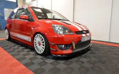 Voorspoiler Ford Fiesta ST Mk6 Glans Zwart
