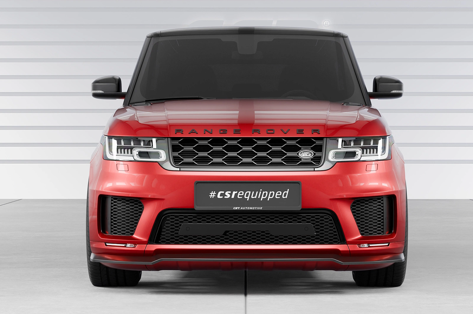 Voorspoiler Land Rover Range Rover Sport Glans Zwart (Facelift) 2017 – CSR Automotive
