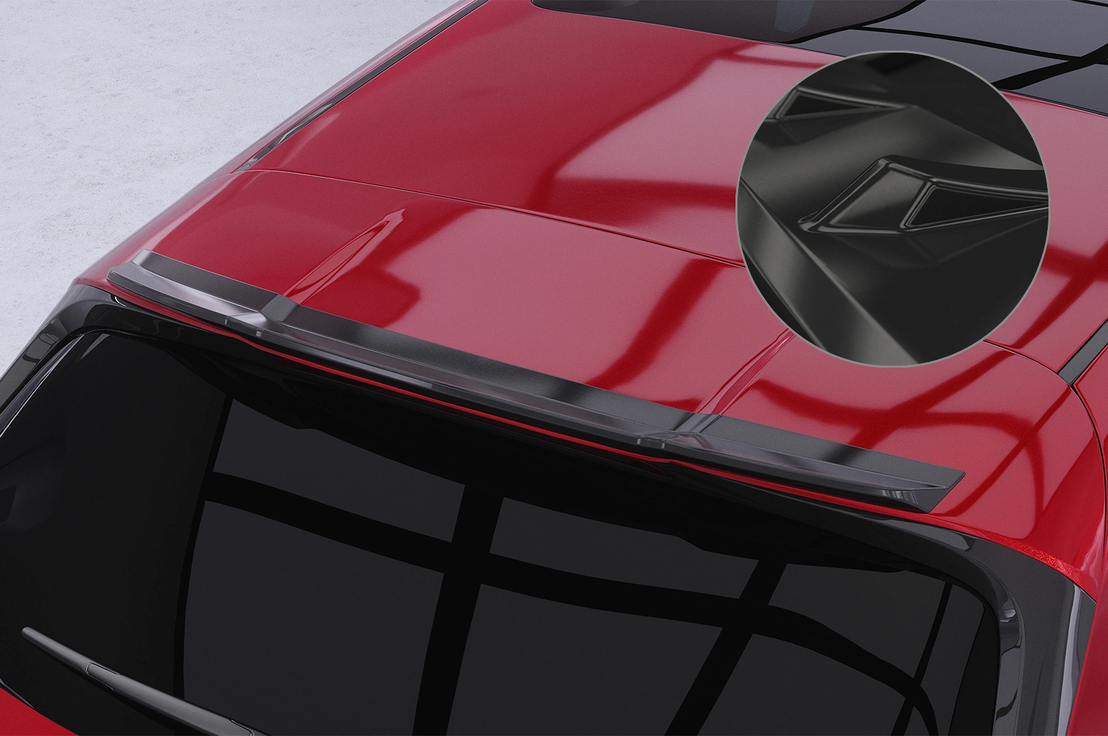 Achterspoiler Mazda CX-60 glans zwart