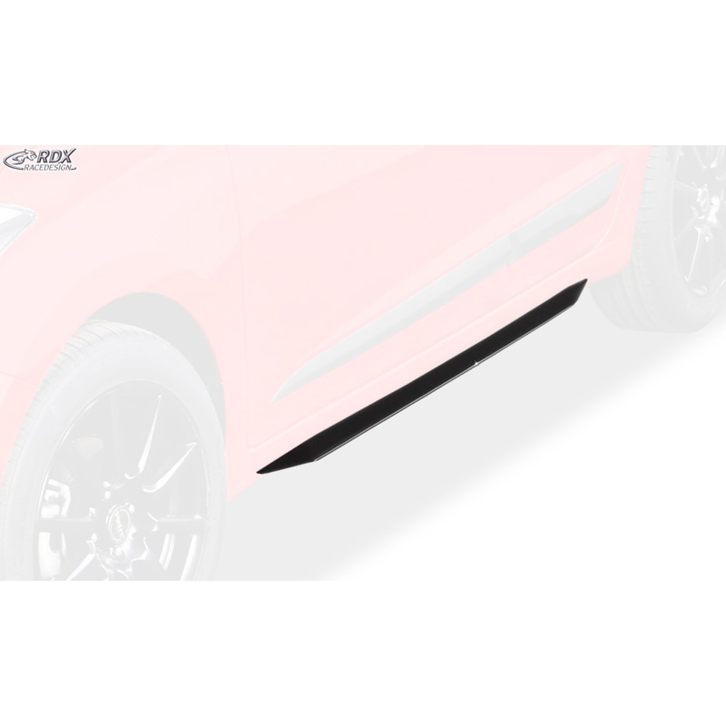 Sideskirts 'Slim'  Hyundai i20 GB 2014- (ABS zwart glanzend)