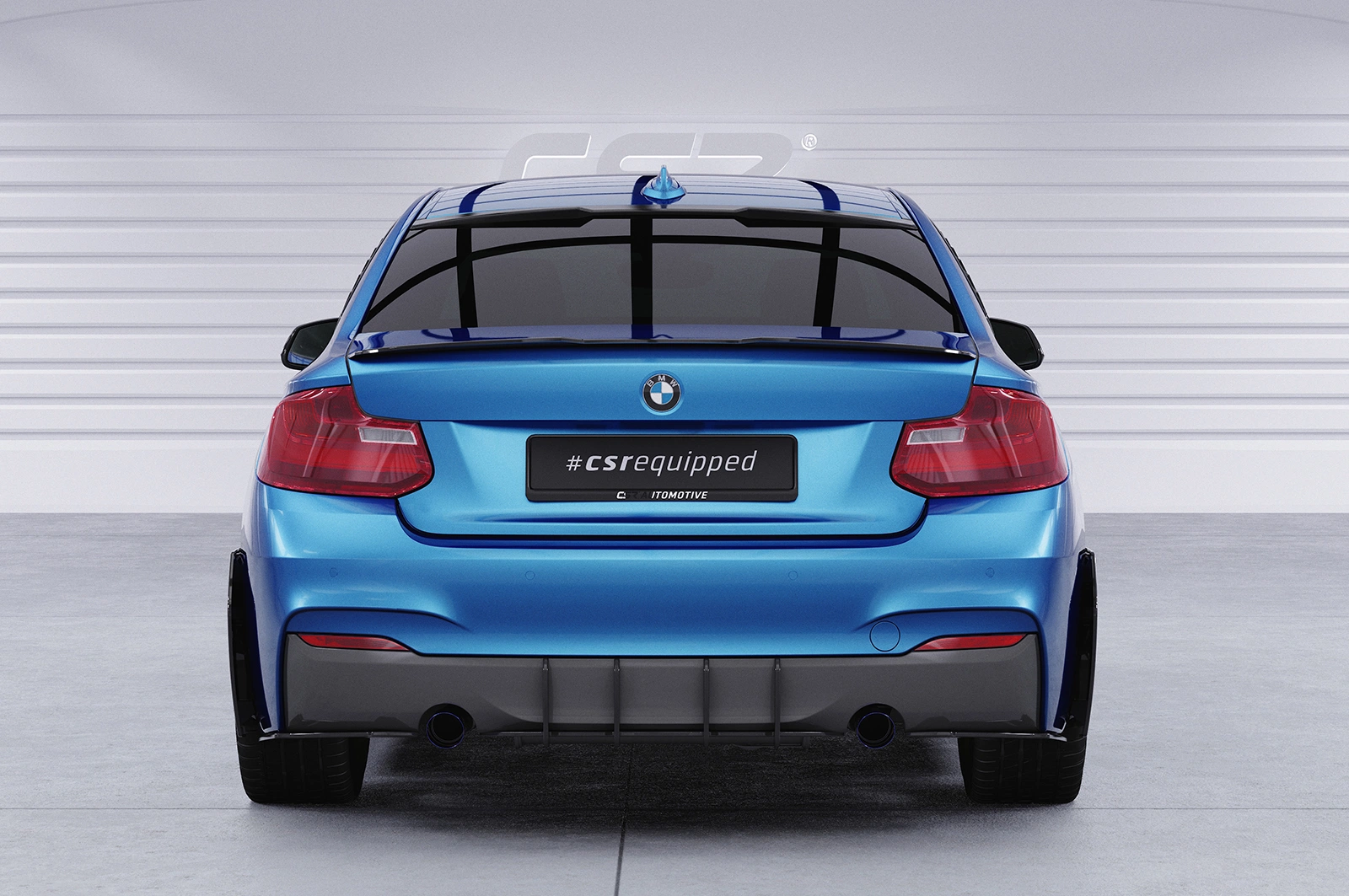 Side Blades BMW 2er F22 / F23 M‑Paket Glans Zwart – CSR