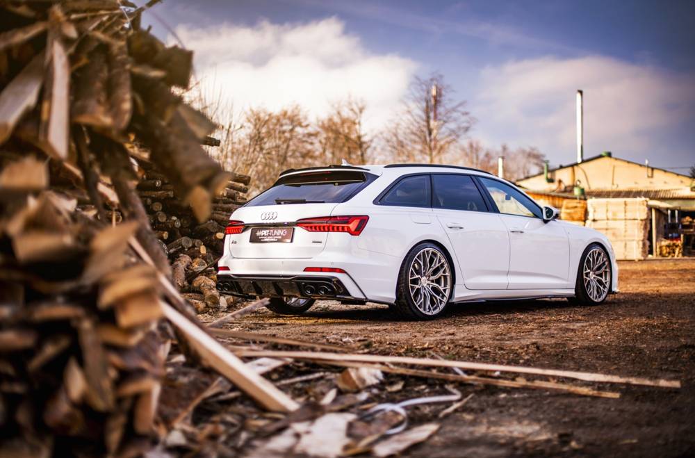 Diffuser Audi A6 C8 S-Line Maxton Glans Zwart Zwarte Sierstukken
