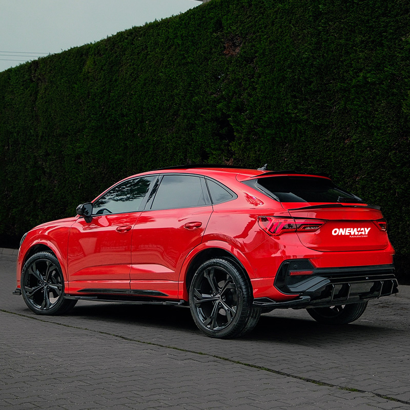 Oneway Set Sideskirts  Audi Q3 (F3B) S-Line & Q3 Sportback (F3N) S-Line 2019-2025 excl. RSQ3 - Glanzend zwart