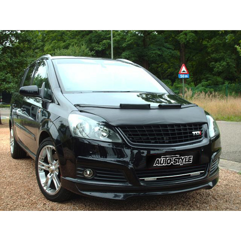 Motorkapsteenslaghoes  Opel Zafira B 2005-2007 zwart