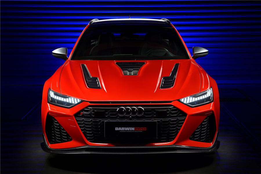 Audi RS6 Avant C8 BKSS Style Carbon Voorspoiler 2019-2022