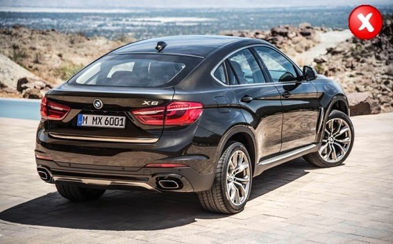 cupspoilerlip glossy BMW X6 F16