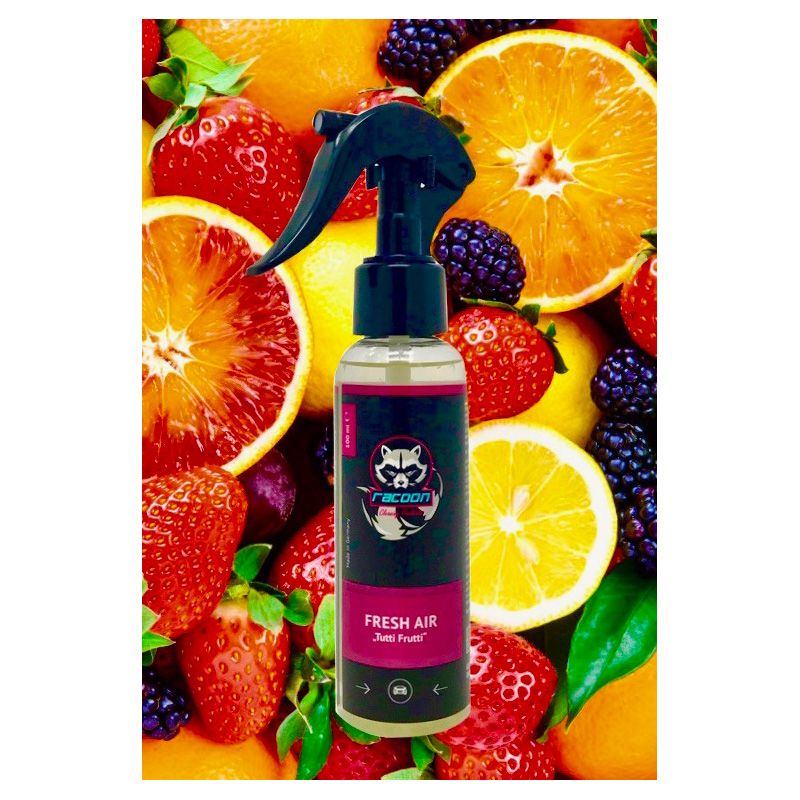 Racoon AIR FRESHENER / Car Fragrance Luchtverfrisser - Tutti Frutti 100ml