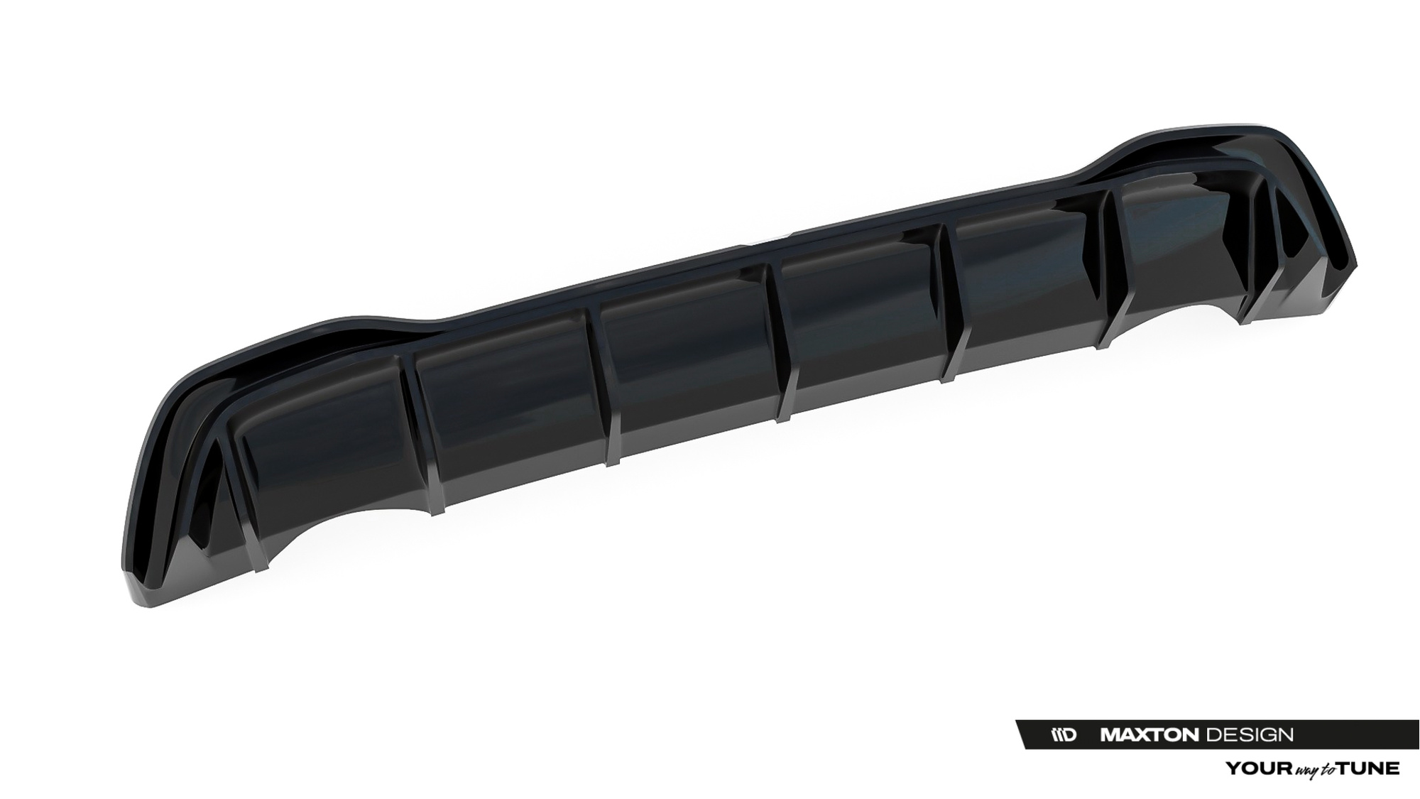 Diffuser Volkswagen Golf 8 Glans Zwart