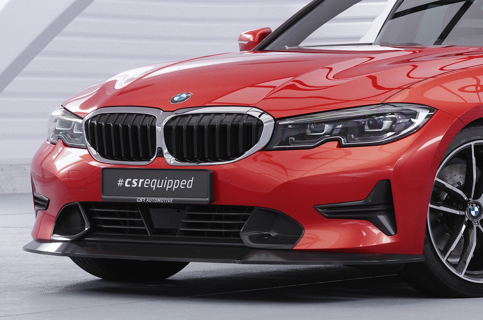 Voorspoiler BMW 3er (G20/G21) Limousine en Touring Glans Zwart – CSR Automotive