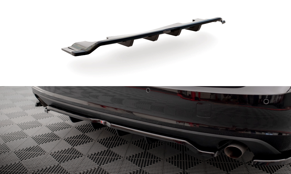 Diffuser Volvo Mk2 2016 - 2020 Maxton Glans Zwart