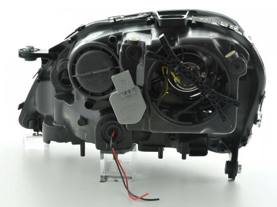 Headlights Mercedes M-class devil eyes black