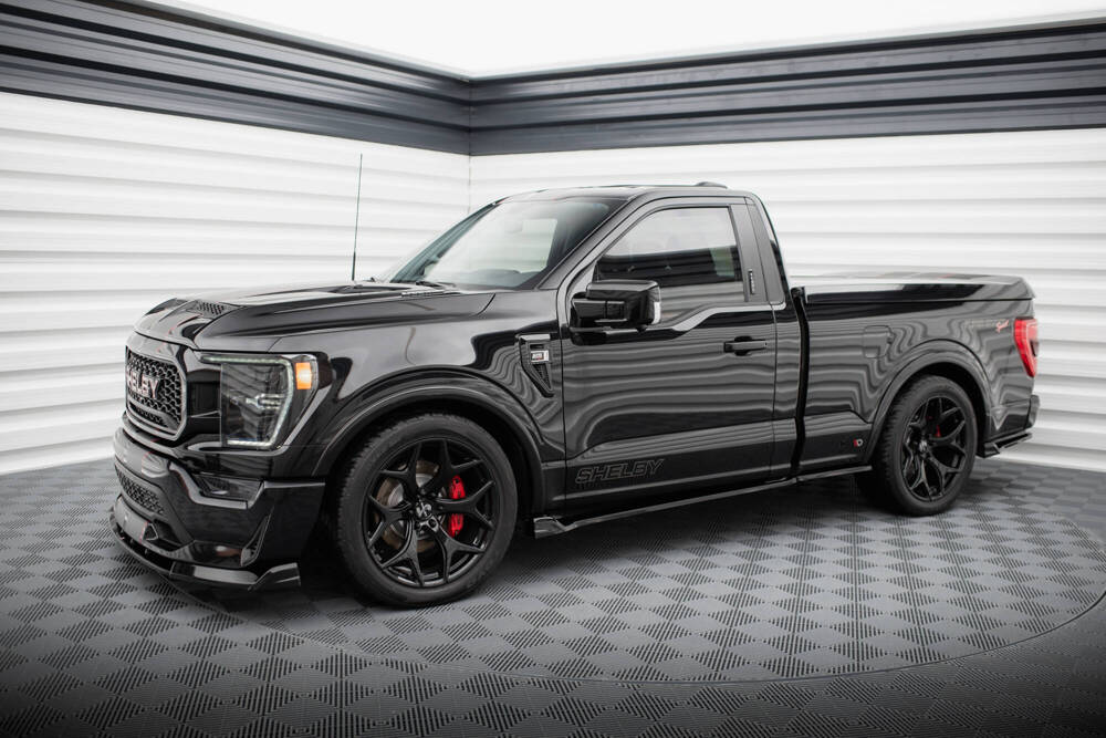 Zijskirts Ford F150 Shelby Super Snake Maxton Glans Zwart