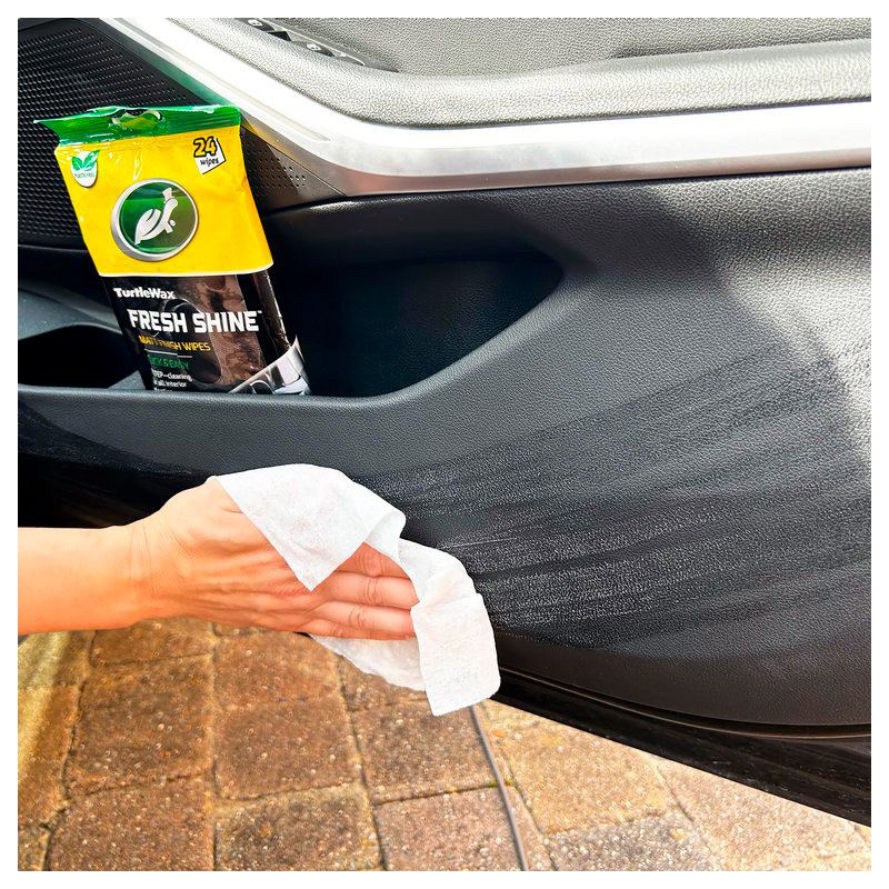 Turtle Wax 54096 Fresh Shine Matt Interieurreiniger doekjes 24 stuks