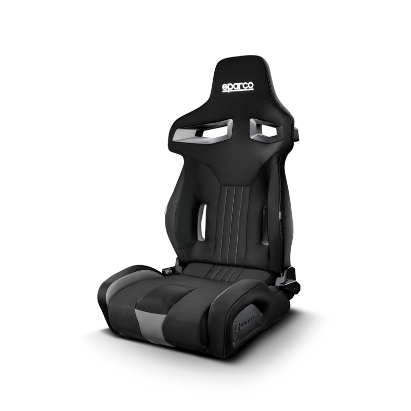 Sparco Sportstoel R333 - Zwart/Grijs - Verstelbaar