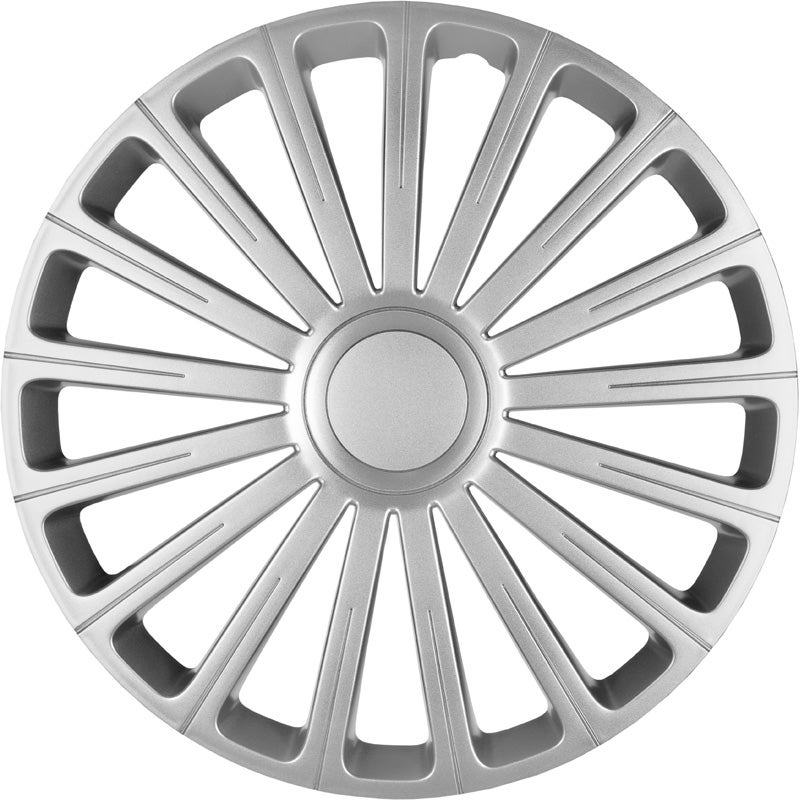 4-Delige Wieldoppenset Radical 15-inch zilver