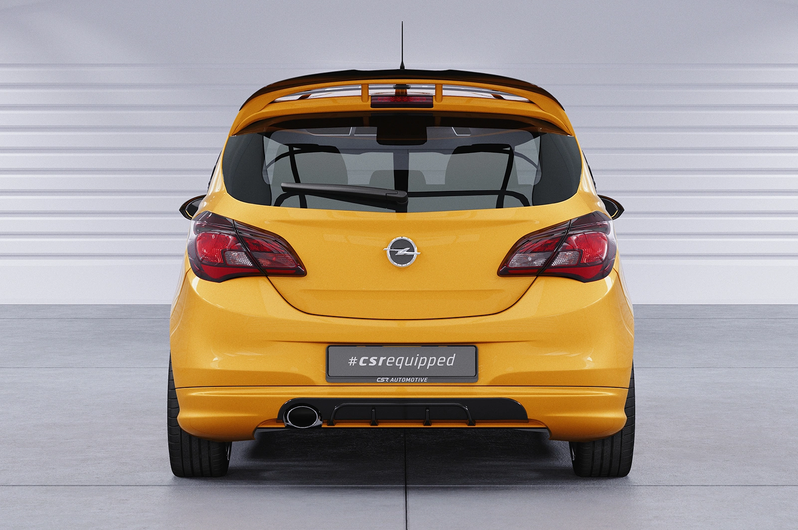 Achterspoiler Opel Corsa E OPC glans zwart 03/2015–05/2018 van CSR Automotive