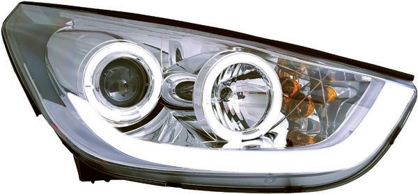 Headlights iX35 10->> clear/chome