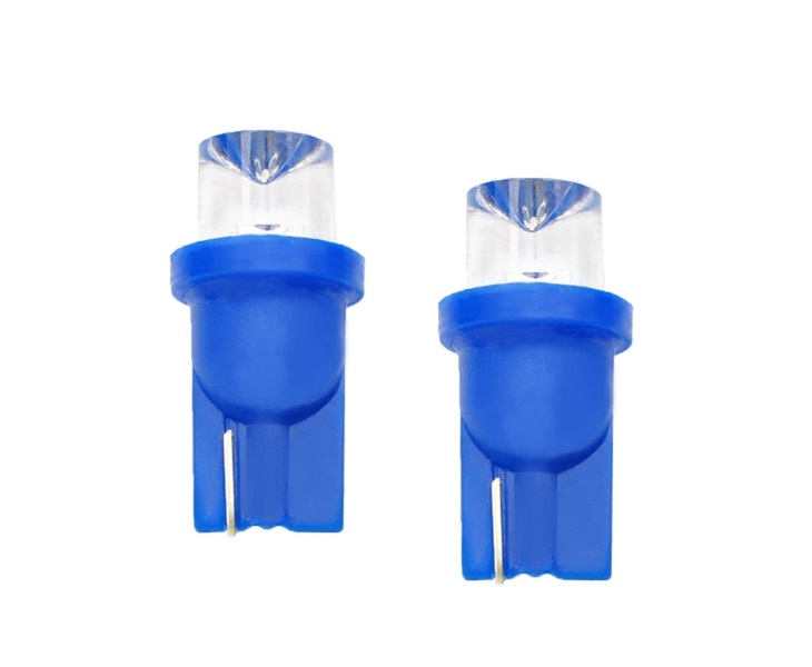 M-tech L006 T10 12v concave 8mm Blauw LED