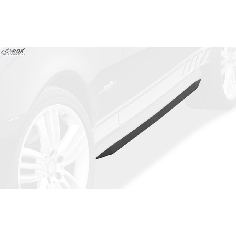Sideskirts 'Slim'  Mercedes SLK R171 (ABS zwart glanzend)