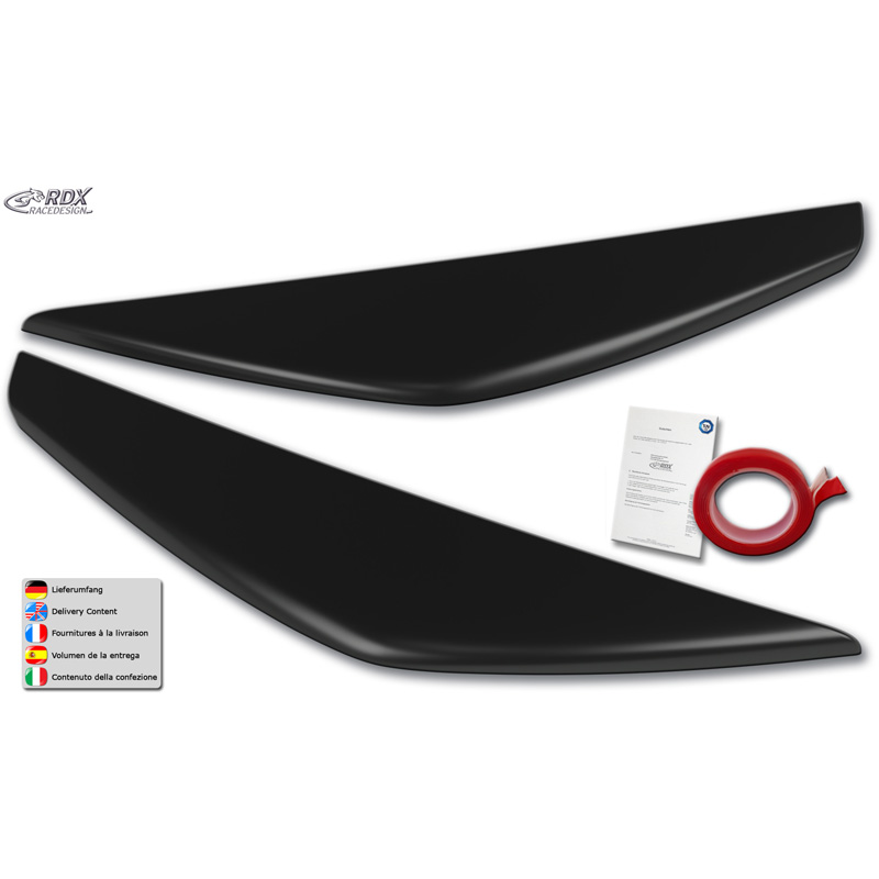 RDX Koplampspoilers  Ford Kuga II (DM2) Facelift 2016-2019 (ABS)