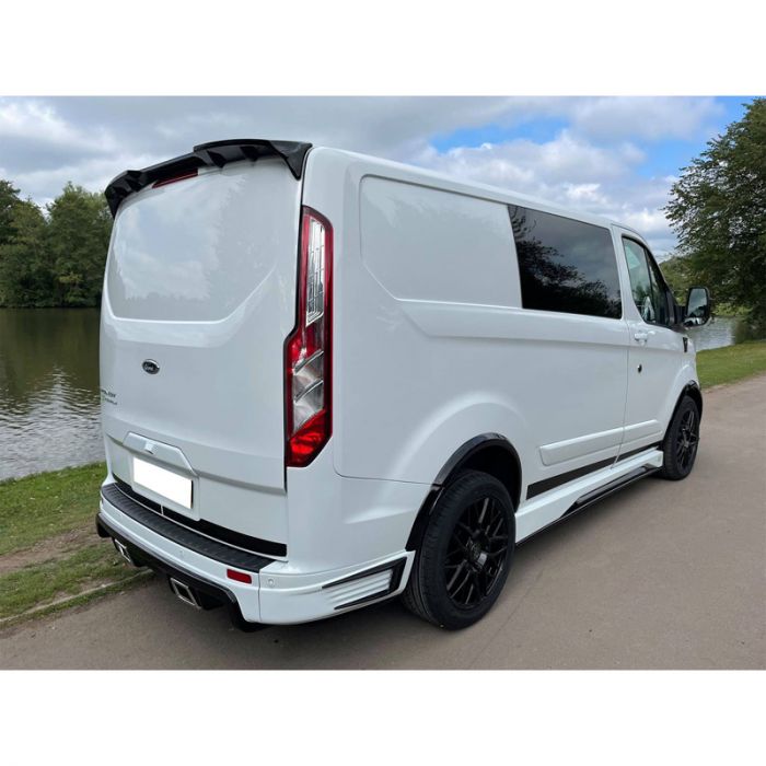 Dakspoiler  Ford Transit Custom 2012-2018 & FL 2018-  (met achterklep) (PU)