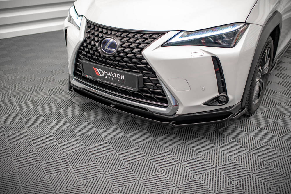 Voorspoiler Lexus UX MK1 Maxton Glans Zwart