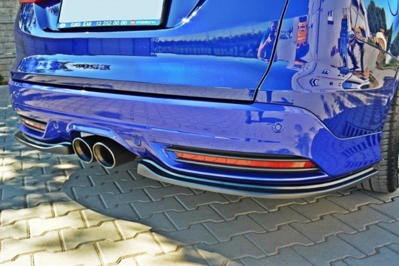 Achterzij Spoilers Ford Focus ST Mk3 Estate Glanzend Zwart