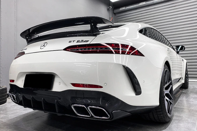 Mercedes Benz AMG GT63/S 4Door Coupe X290 Carbon Fiber Achter Canards 2019+