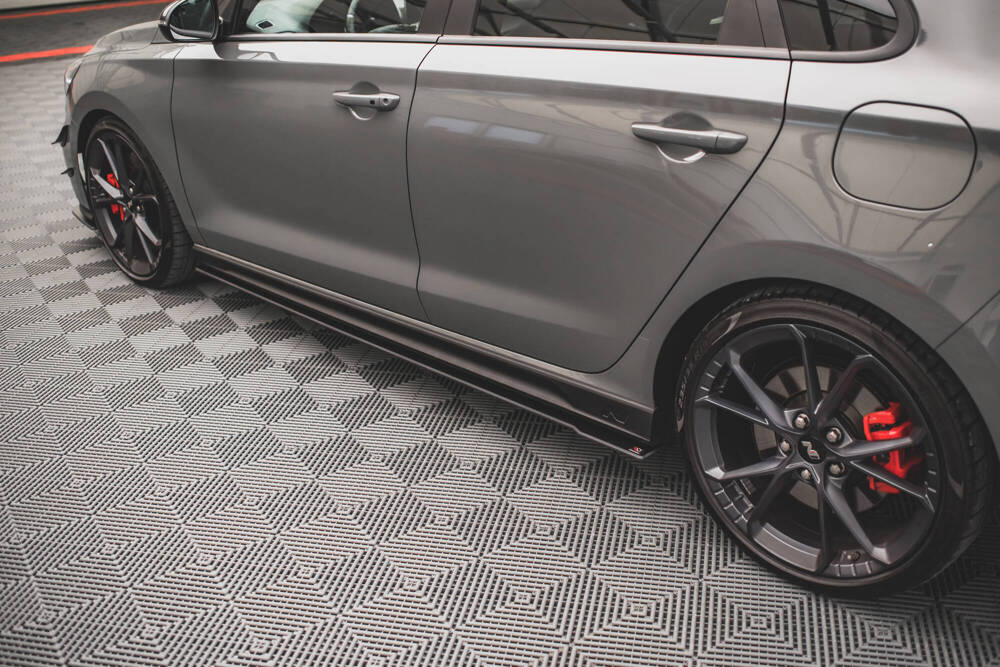 Zijskirts V.2 Hyundai I30 N Hatchback / Fastback  Maxton Street Pro
