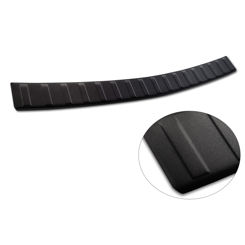 Matzwart RVS Achterbumperprotector  Opel Mokka X 2016- 'Ribs'