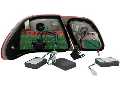 Luces traseras Mercedes E-Class W210 95-02 LED rojo/blanco