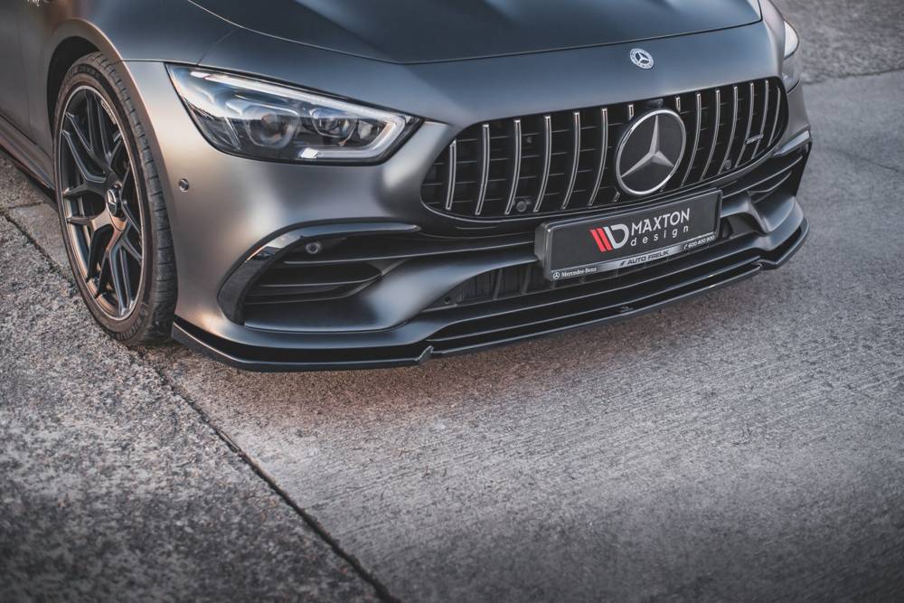 Voorspoiler V2 Mercedes-AMG GT 53 4-Door Coupe Maxton Glans Zwart