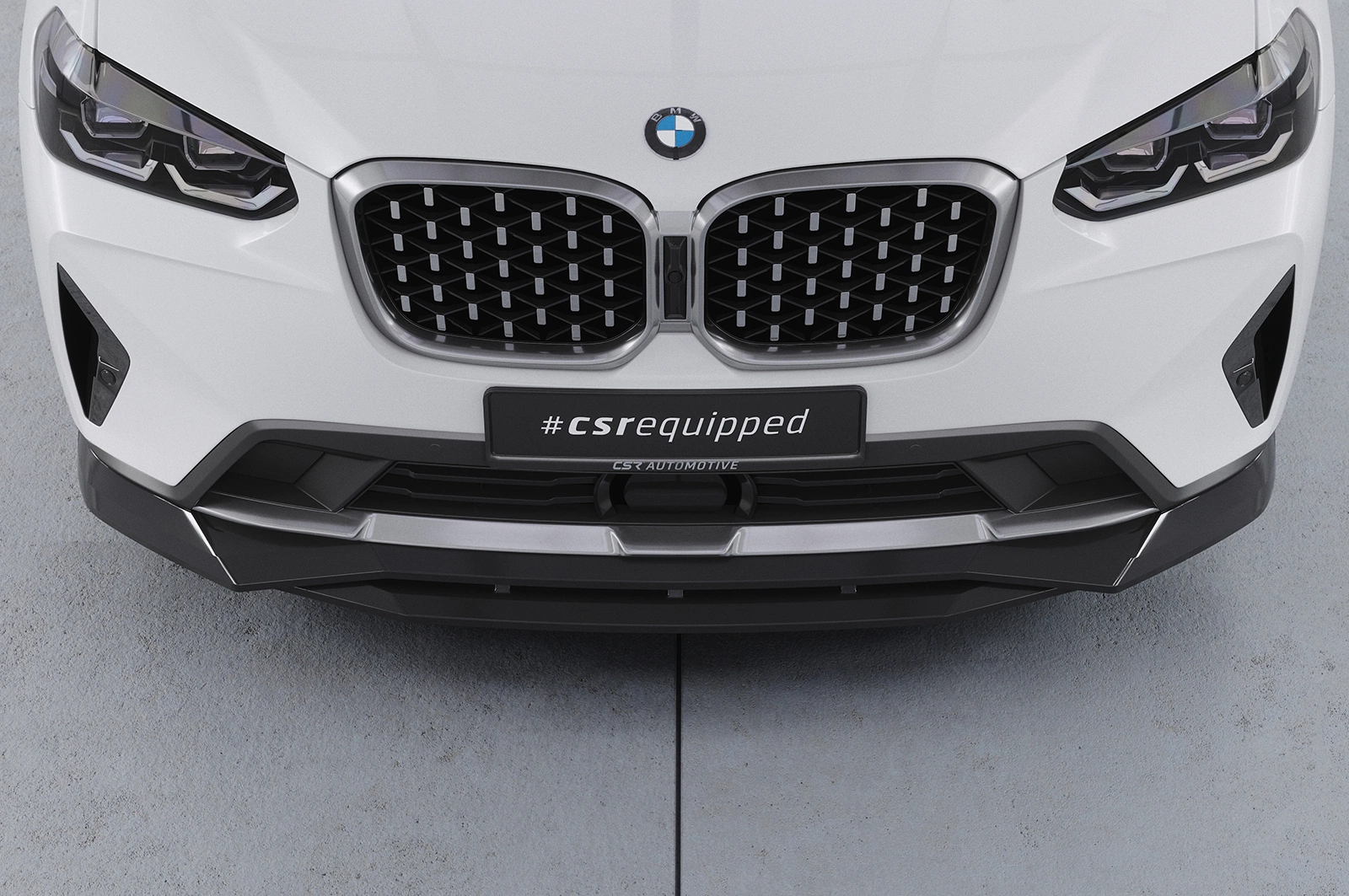 Voorspoiler BMW X4 (G02) Glans Zwart (08/2021–) CSR