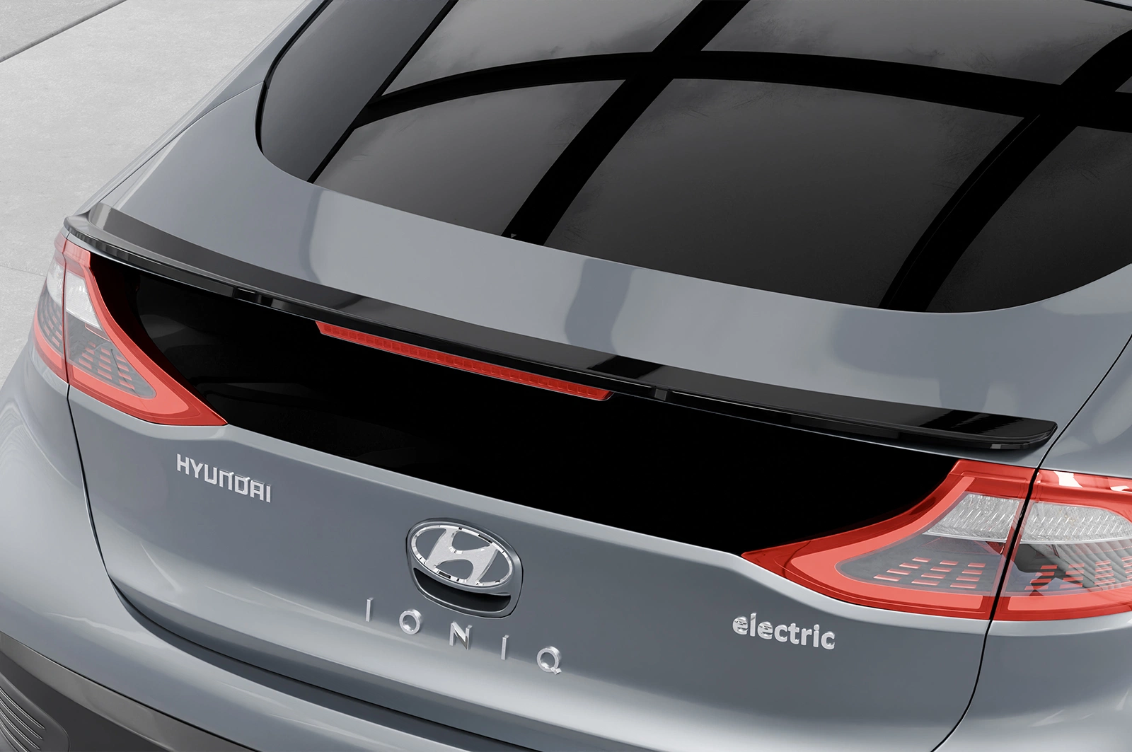 Achterspoiler Hyundai Ioniq (2016–heden) Glans Zwart – CSR Automotive