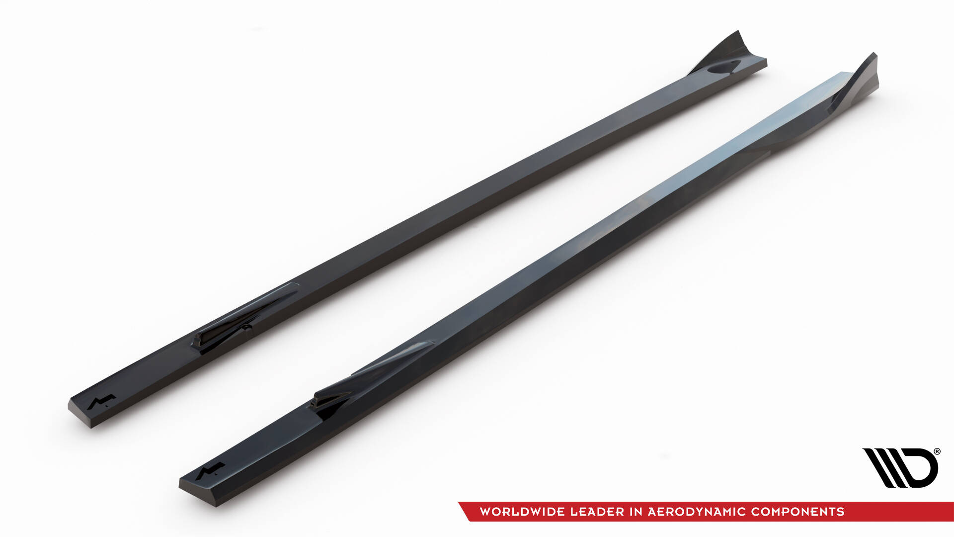 Zijskirts V.2 Mercedes-AMG GT 63 C192 Maxton Glanzend zwart