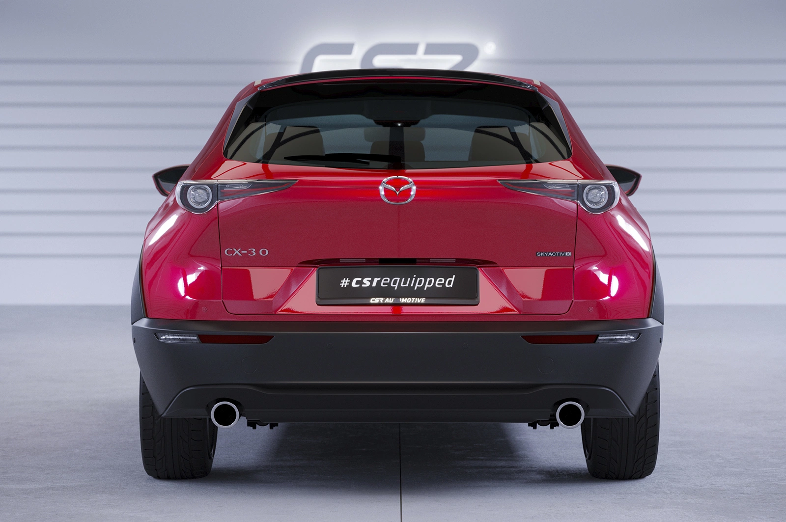 Achterspoiler Mazda CX-30 Glans Zwart – CSR Design