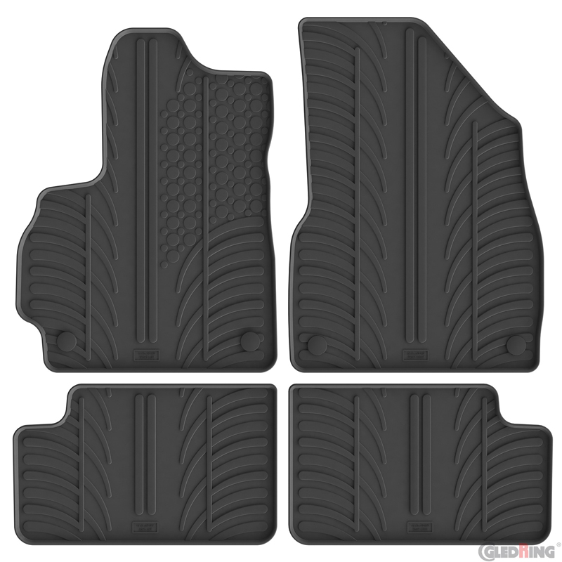 Gledring Rubbermatten  Omoda (C)5 2022- (benzine) (T profiel 4-delig + montageclips)