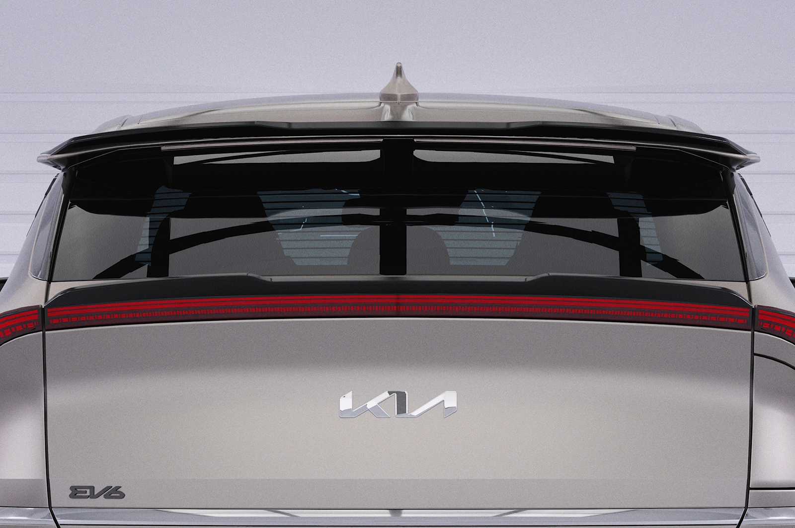 Achterspoiler Kia EV6 glans zwart