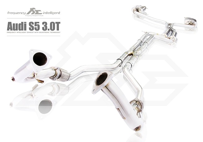 FI Exhaust Cat-Back Systeem Audi S5 8T 3.0TFSi Valvetronic