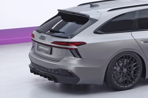 Achterspoiler Audi A6 C9 Avant Glans Zwart